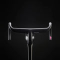 Front view of the SEKA Rapier Carbon Integrated Handlebar on a black background.