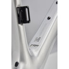 View 8 of the SEKA Spear frameset in achromatic silver.