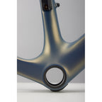 View 3 of the SEKA Spear frameset in twilight blue.
