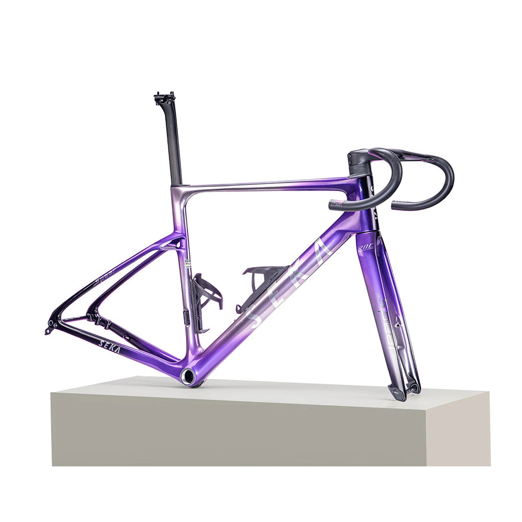 Side SEKA Spear RDC frameset in thorian purple.