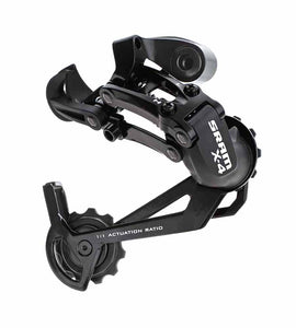 SRAM X4 Rear Derailleur, 9 Speed (Black)