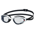 Swans Ascender SR-81N PAF Clear swimming goggles, curved outdoor lens model.
