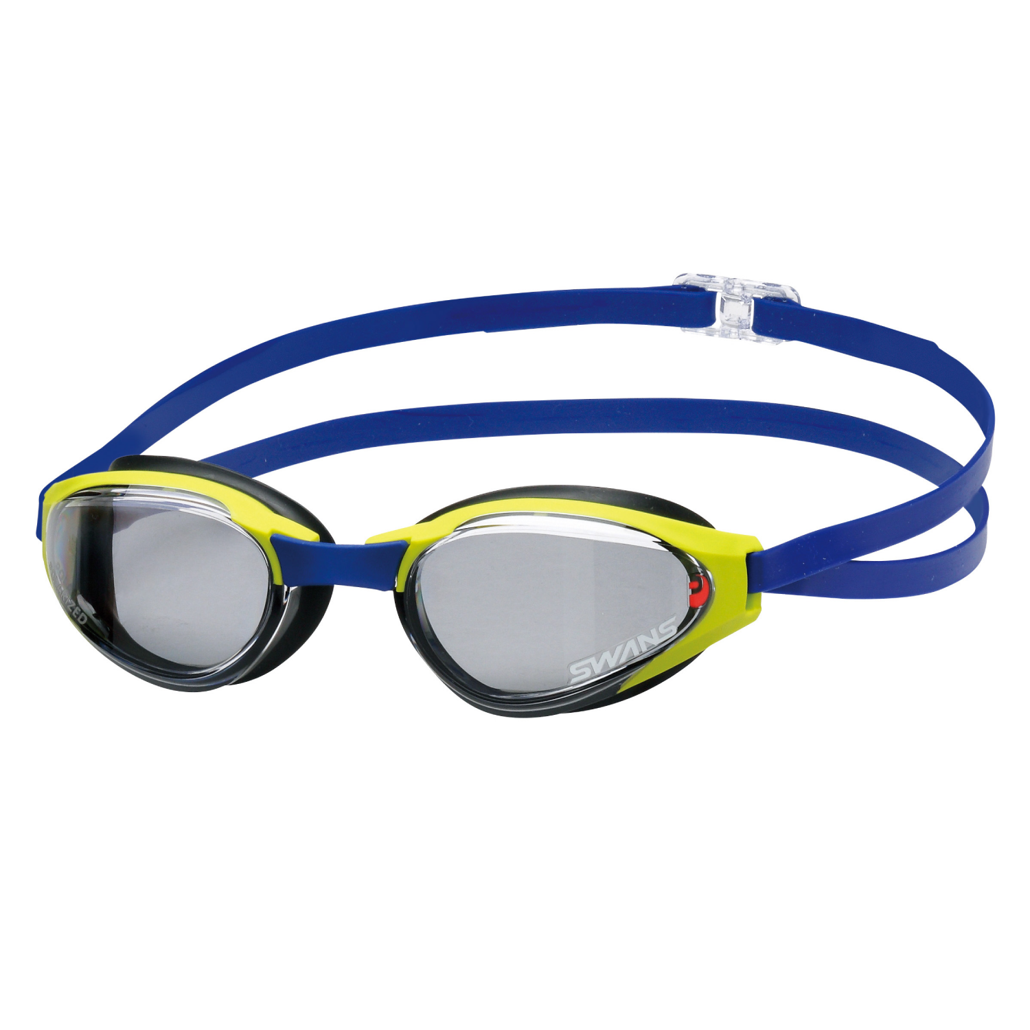 Swans Ascender SR-81P PAF Clear x Polarized Smoke swimming goggles for open water and triathlon.