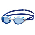Swans Ascender SR-81PH PAF Photochromic Blue to Smoke swimming goggles that auto-adjust to UV light.
