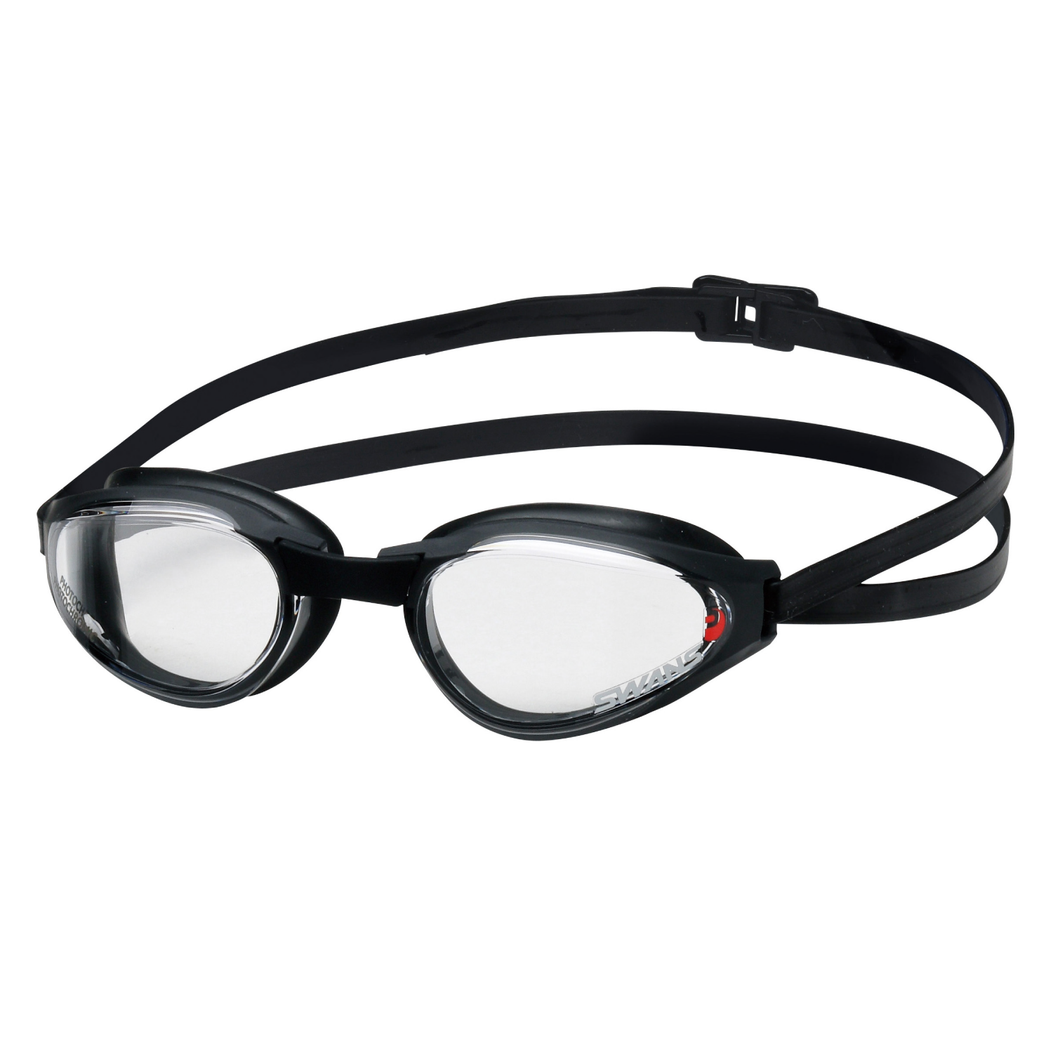 Swans Ascender SR-81PH PAF Photochromic Clear to Smoke swimming goggles that auto-adjust to UV light.