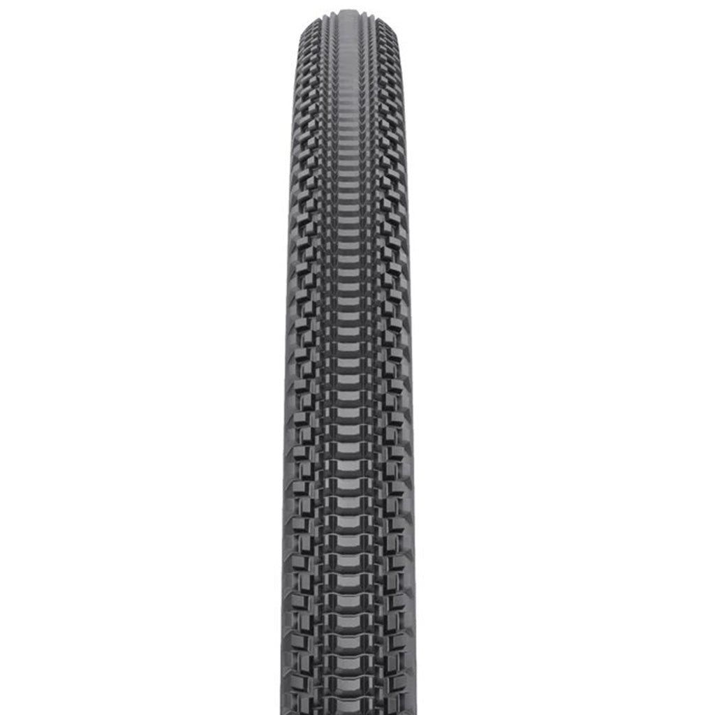 WTB Vulpine's tread design with small knobs, providing predictable traction on gravel and hardpack.