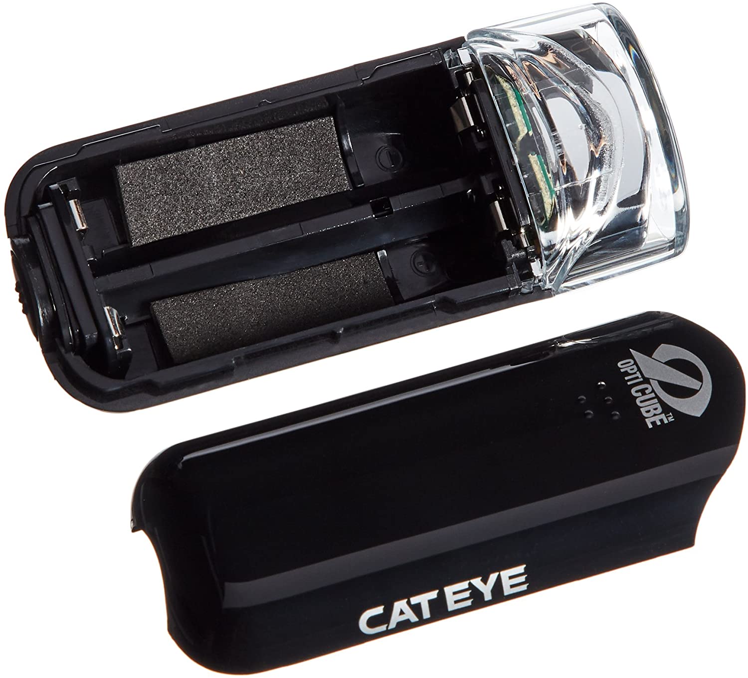 CatEye HL-EL135N headlamp with external battery – compact bike light for night rides