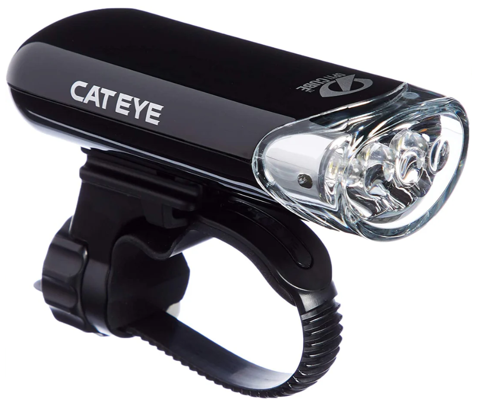 Bike headlamp CatEye HL-EL135N with external power source – road and commuter ready