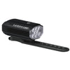 Lezyne Lite Drive 1200+ Front Light Black - Rear Angle Showing Mounting