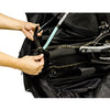 XXF N1808 bike travel bag image, illustrating its versatility and ease of use for transporting TT/road bikes.