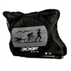 Image of XXF N1880 bike travel bag, featuring a sleek design with padded compartments for TT/road bikes.