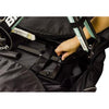 "XXF N1808 bike travel bag, shown with a road bike inside, highlighting its protective padding and spacious fit.