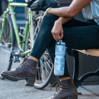 Fly Dye series Polar insulated sport bottle in aquamarine color

