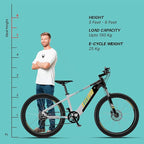 Shop Vaan Stelvio Electric MTB Bike (White) Online in India | United By Cycling