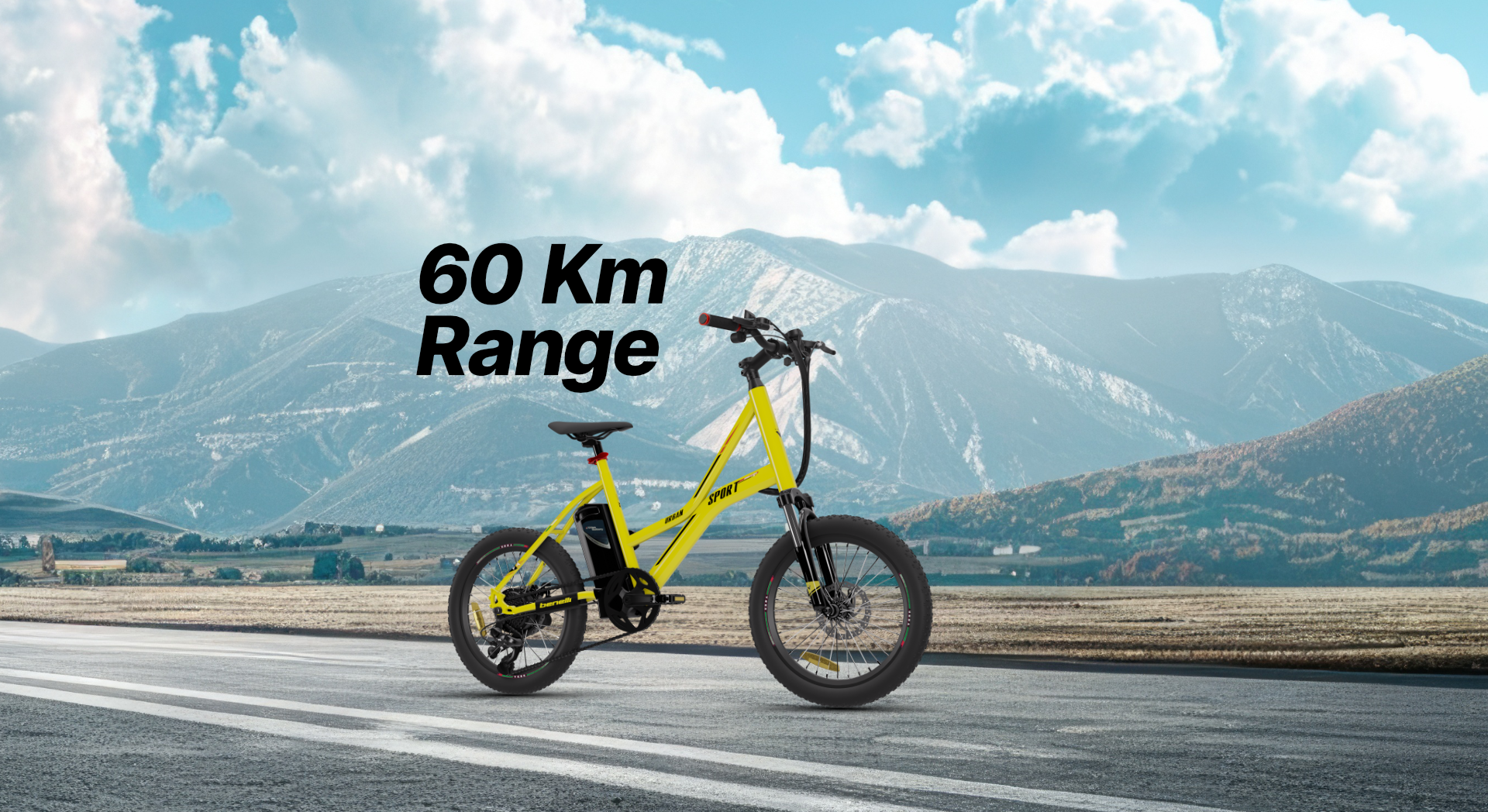 Shop Vaan Urbansport Lite E-Bike (Yellow) Online in India | United By Cycling