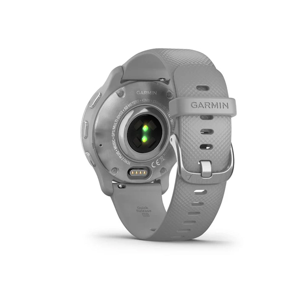 Garmin Smart Watch Venu 2 Plus(Powder Grey with Passivated)