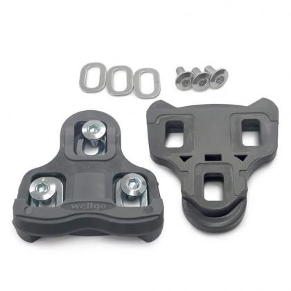 Wellgo RC-7A grey road cleats compatible with Look KEO pedal system