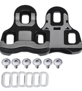 Wellgo RC-7C Cleat For Road Pedal (KEO Compatible) (0 Deg Float)-Black