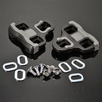 Wellgo RC-7C black fixed cleats compatible with Look KEO road pedal system