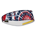 Shop Halo II Pullover Headband (2" wide ) - Red White Blue Tie Dye Online in India | United By Cycling