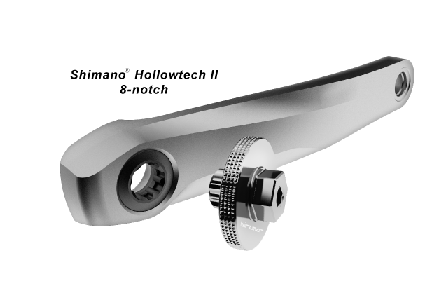 Birzman Crank Arm Cap Tool II, compatible with Shimano Hollowtech II and SRAM 16mm hex caps.