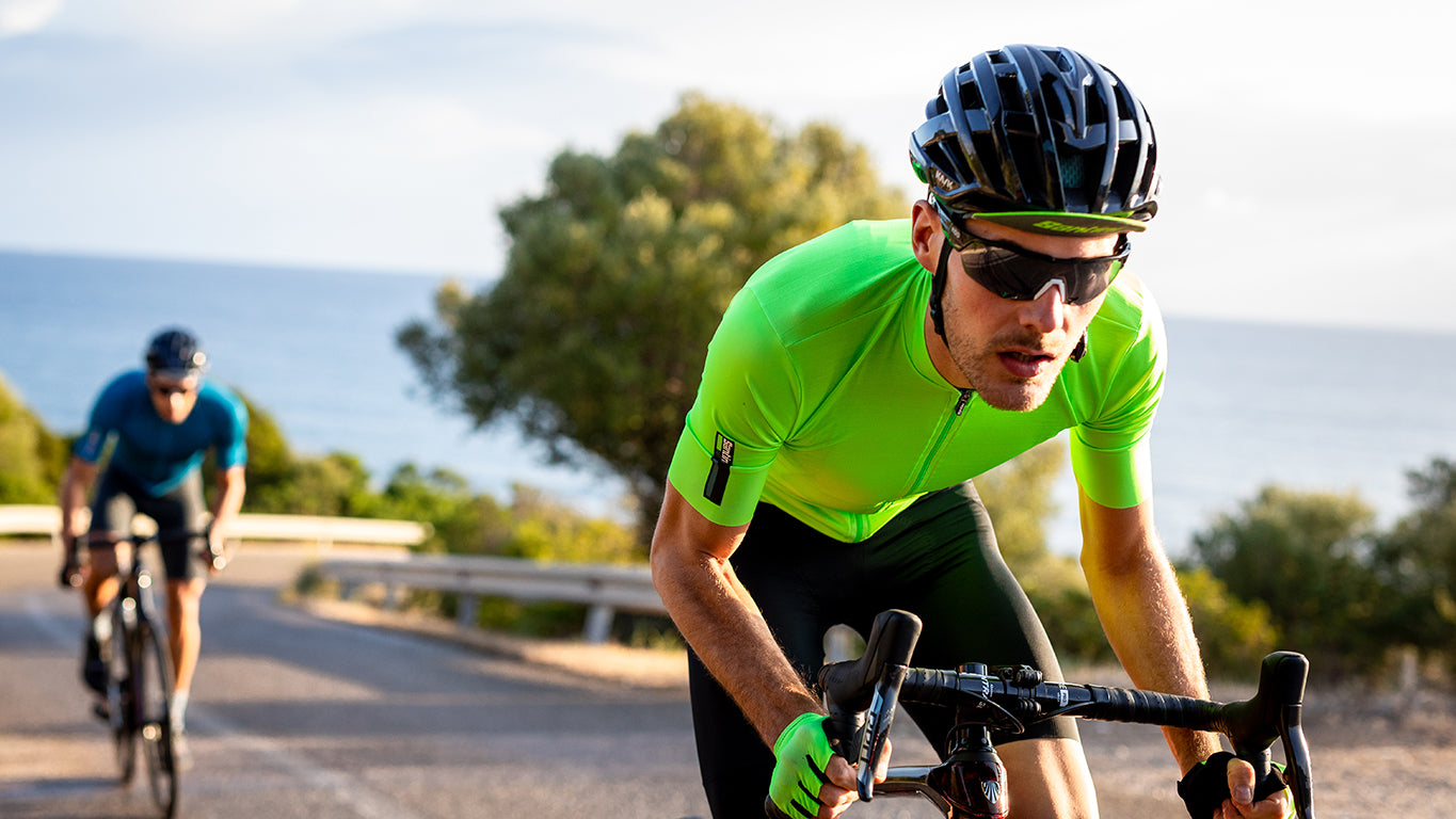 Italian-made Santini Colore lightweight cycling jersey