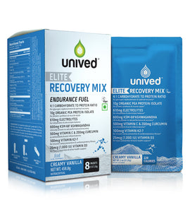 Unived Elite Recovery Mix - Creamy Vanilla - Box of 8