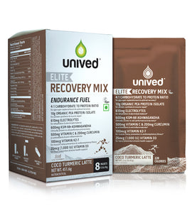 Unived Elite Recovery Mix - Coco Turmeric Latte - Box of 8