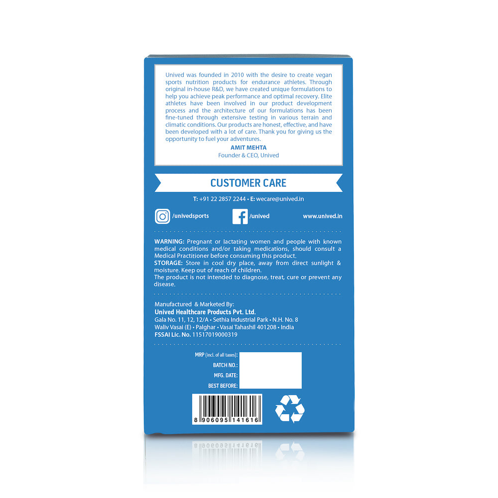 Shop Unived Elite Recovery Mix - Creamy Vanilla - Box of 8 Online In India |  United By Cycling