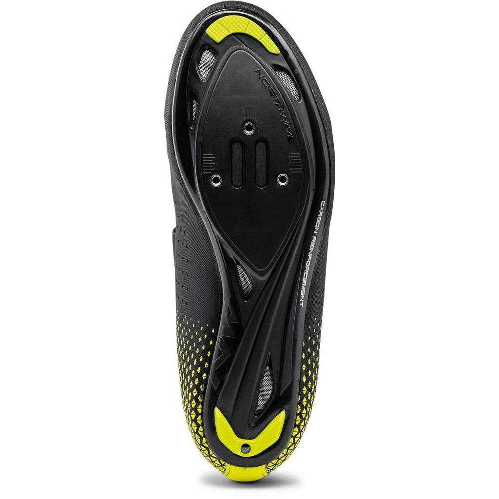 Northwave Core 2 Shoes Black/Yellow Fluo