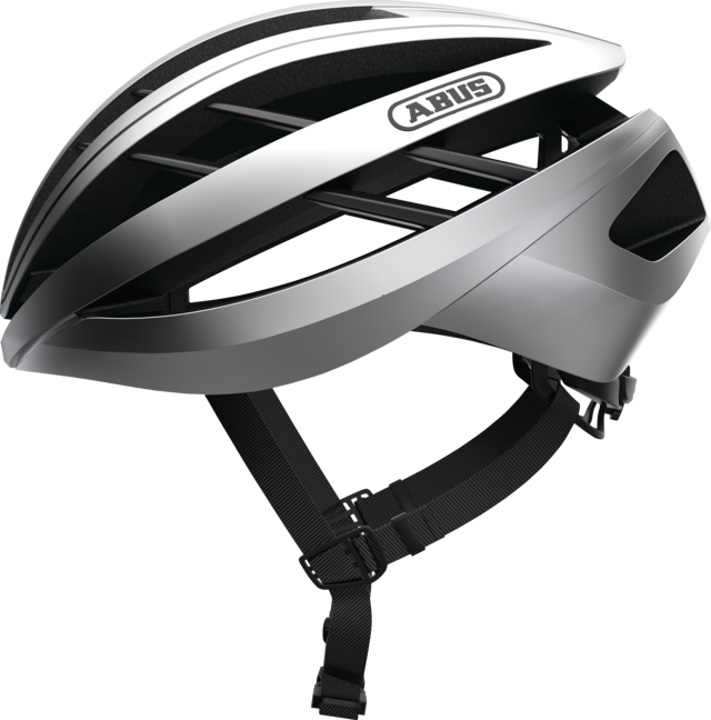 Shop ABUS Aventor Helmet (Gleam Silver) Online in India | United By Cycling