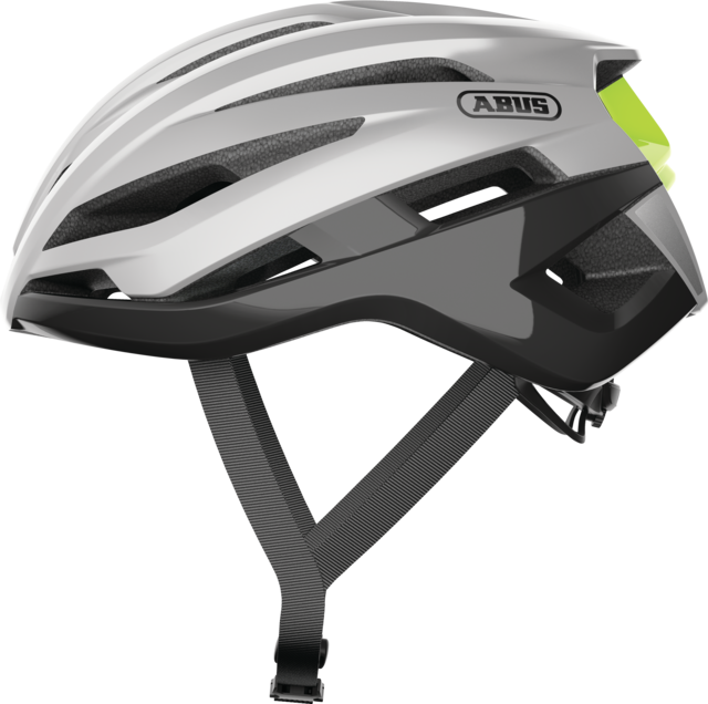 Shop ABUS Storm Chaser Helmet (Gleam Silver) Online in India | United By Cycling