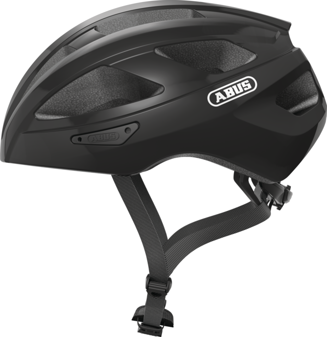 Shop ABUS Macator Helmet (Velvet Black Shiny) Online in India | United By Cycling