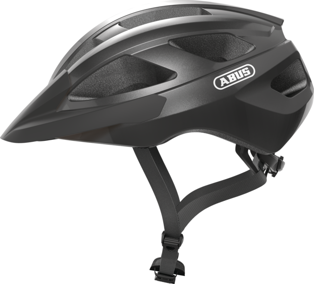 Shop Abus Macator Helmet (Titan Shiny) Online in India | United By Cycling