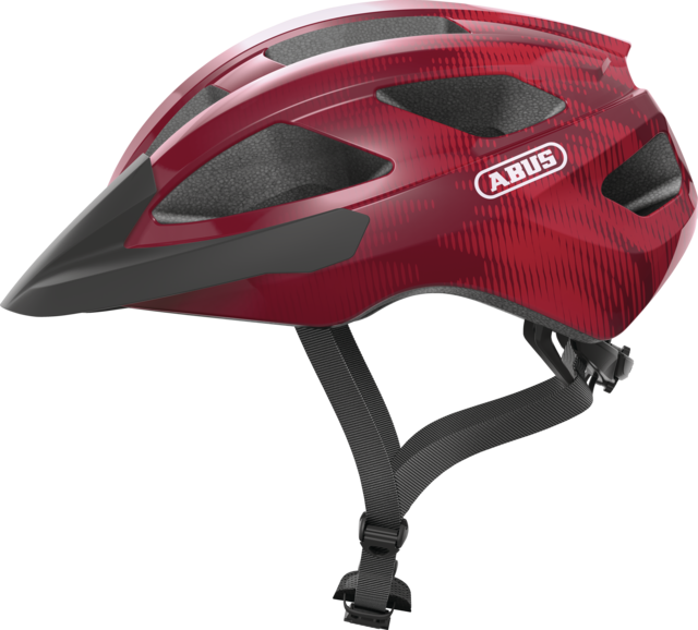 Shop ABUS Macator Helmet (Bordeaux Red)  Online in India | United By Cycling
