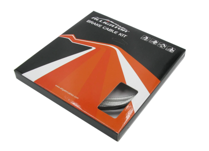 Alligator Brake Cable Kit Silver Star MTB LY-BSSPTFE