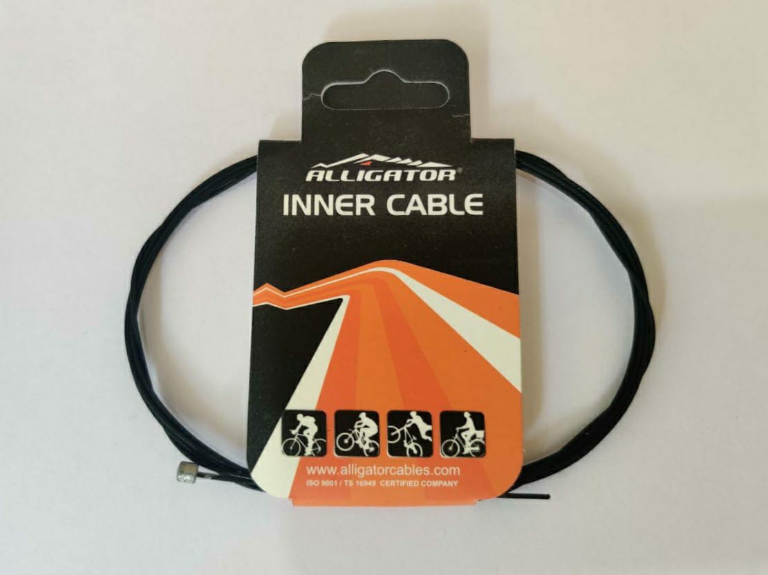 Alligator stainless steel MTB gear inner cable black 1700mm