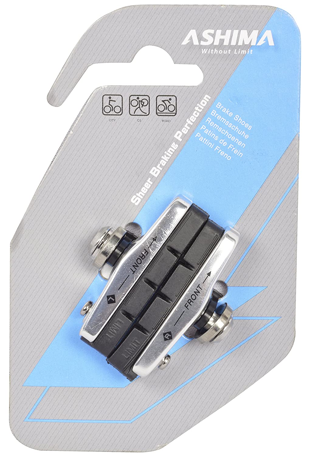 Shop Ashima Brake Shoe Road 54mm ARS45CR-P-M-AL Online in India | United By Cycling
