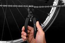 Spring-loaded Birzman Link Plier designed to handle dirty or clogged bicycle chain master links.