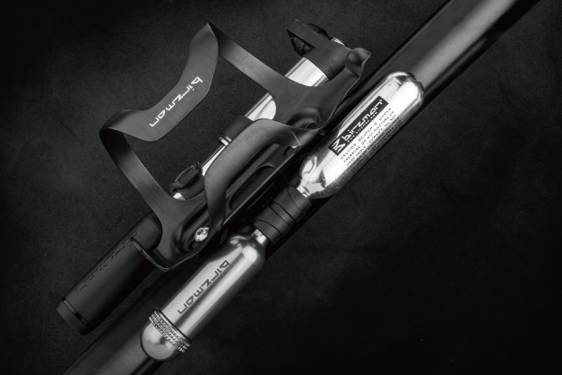 Birzman Tubeless Tyre Repair Kit, a compact tool for cyclists with threads to carry a CO2 valve head.