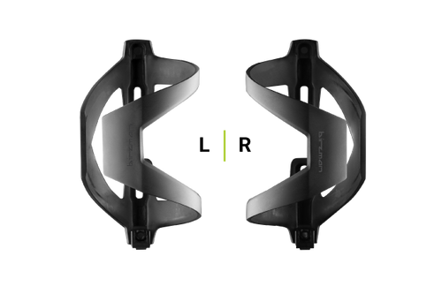The Birzman Uncage Side Draw Bottle Cage with a unique chamfered edge for easy bottle access while riding.