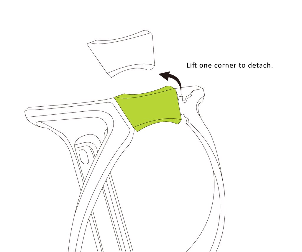 The Birzman bottle cage in black, showcasing its unique design with interchangeable colored pieces for customization.