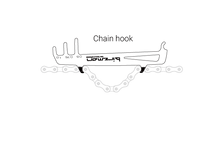 The Birzman chain tool being used to measure chain wear, demonstrating its accurate and simple functionality.

