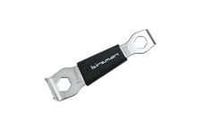 Chainring Nut Wrench with 9mm and 10mm hex wrenches for bike repair.

