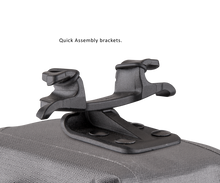 The Birzman Elements II Saddle Bag with a tool-free mounting system for 7mm saddle rails.

