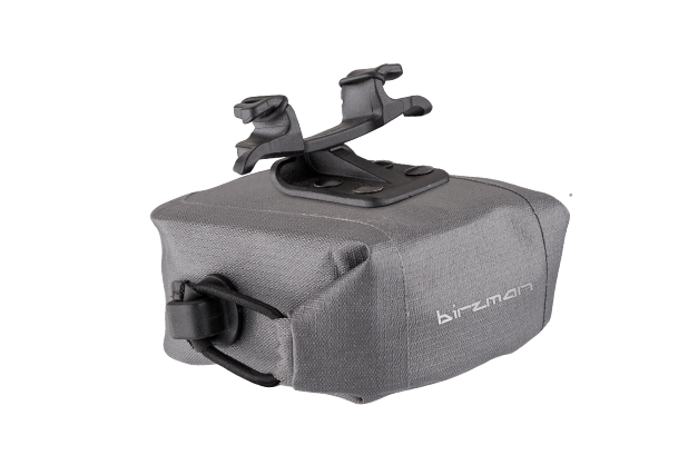 Birzman Elements I Saddle Bag (0.25L) with Quick Assembly Brackets on a bicycle.

