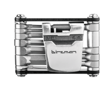 The Birzman Feexman E-Version 15, a comprehensive cycling multi-tool with a chain tool and spoke wrenches.