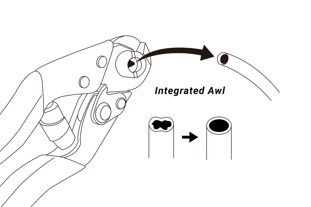 Showing its measurements of Birzman Housing And Cable Cutter