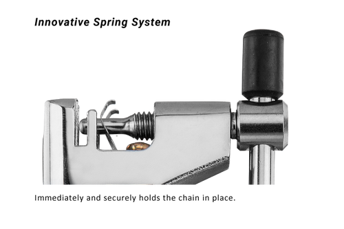 The Birzman Light-Er, a bike chain tool that automatically binds with chains of different speeds.


