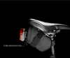 The Birzman Roadster E, a bike saddle bag with a light attachment loop and self-engaging Velcro.